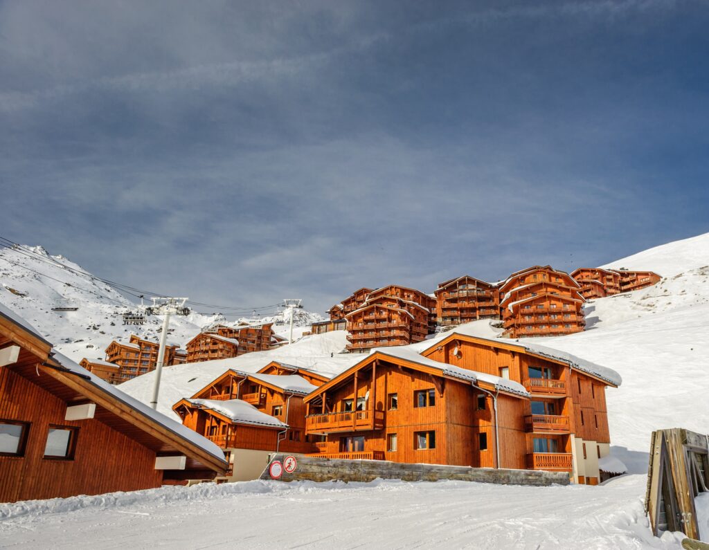 Mountain ski resort